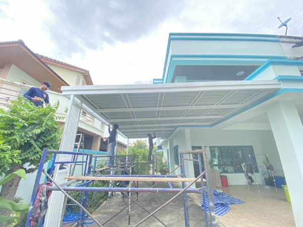 ผลงานรางน้ำฝน กันสาด โพลี่ ปล่องดูดควัน รูปที่ 18