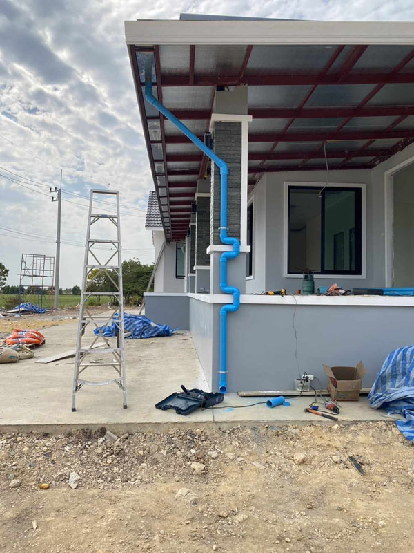 ผลงานกันสาดโพธาราม ราชบุรี