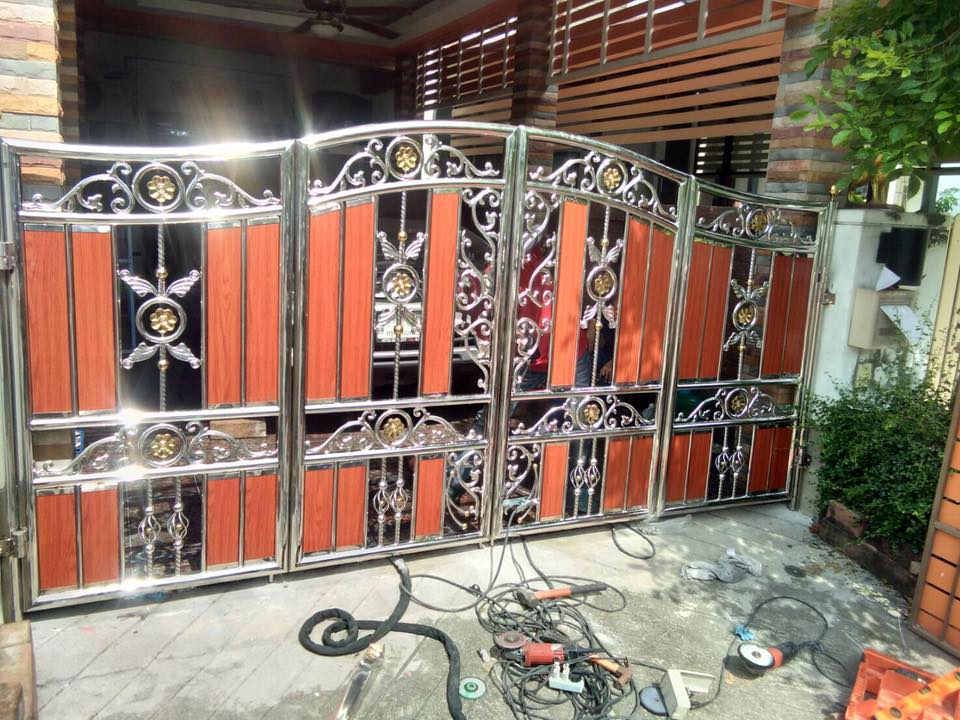 ผลงานประตูรั้ว รูปที่ 19