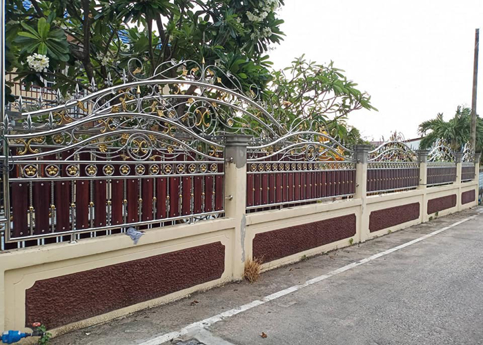 งานประตูรั้วสแตนเลส