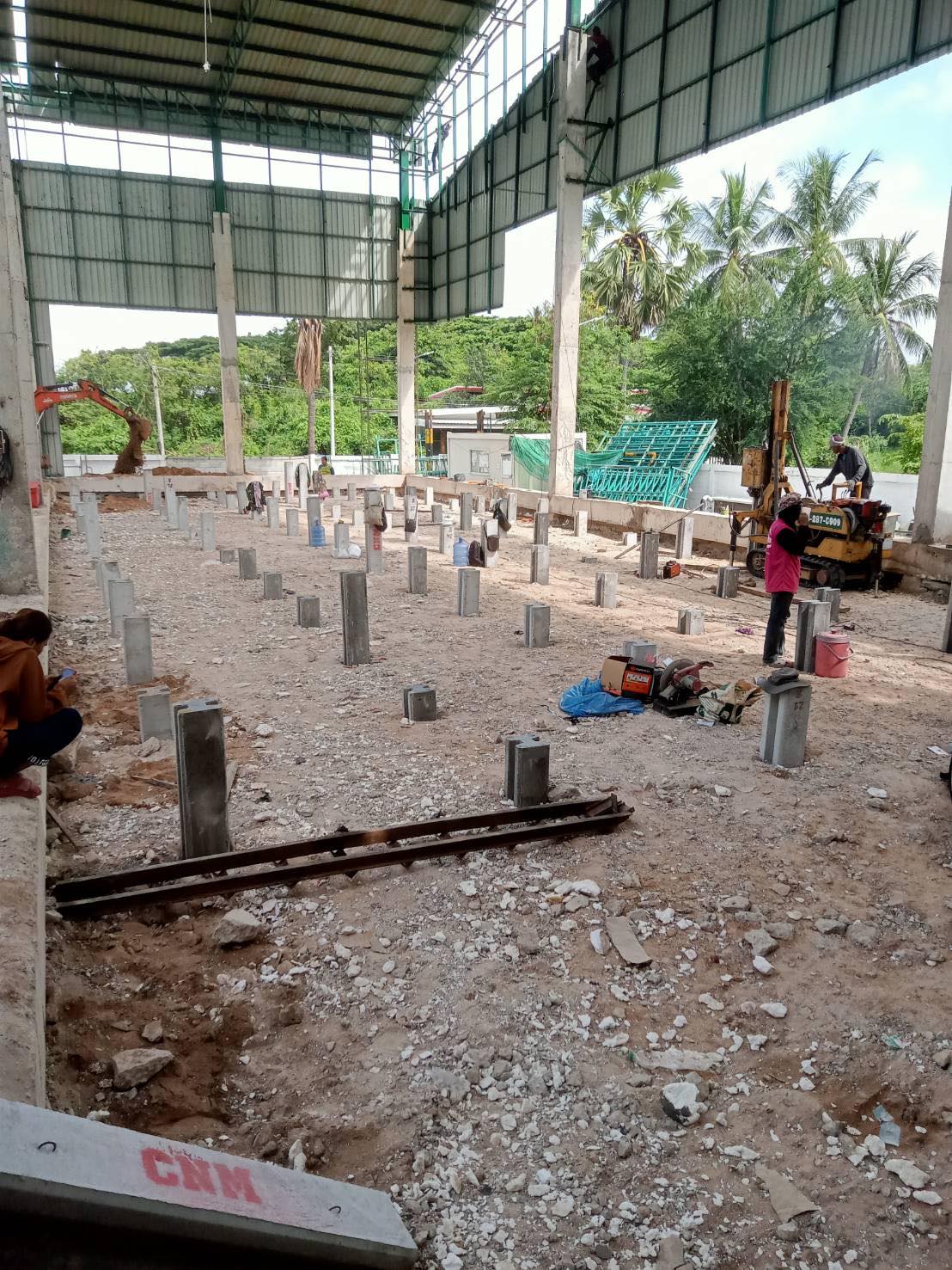 ผลงานตอกเสาเข็ม แก้บ้านทรุด รูปที่ 1