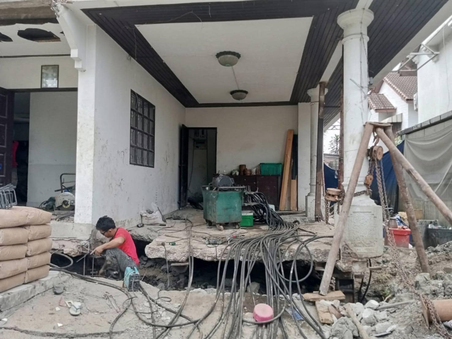 ผลงานตอกเสาเข็ม แก้บ้านทรุด รูปที่ 12