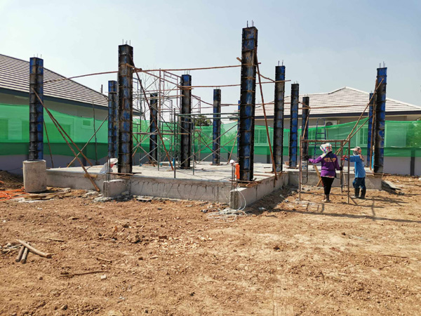 ผลงานฝ้าระแนงปากเกร็ด นนทบุรี