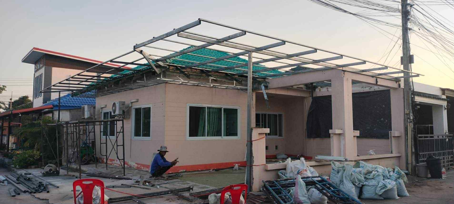 งานทำฝ้าระแนงสวยงามปากเกร็ด นนทบุรี