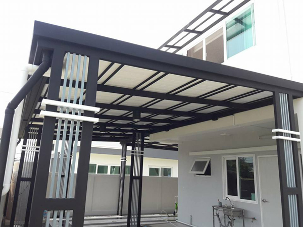 ผลงานหลังคากันสาดองครักษ์ นครนายก